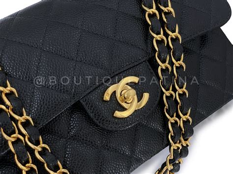 chanel small classic flap black caviar|The Ultimate Chanel Flap Guide .